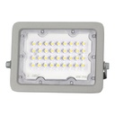 Proyector aluminio LED 30W 6500K IP65 Gris