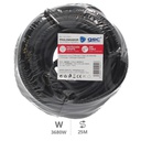 Prolongador sucko (3x1.5mm) 25M Negro