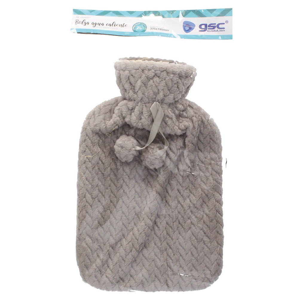 Bolsa de agua caliente 2L Gris