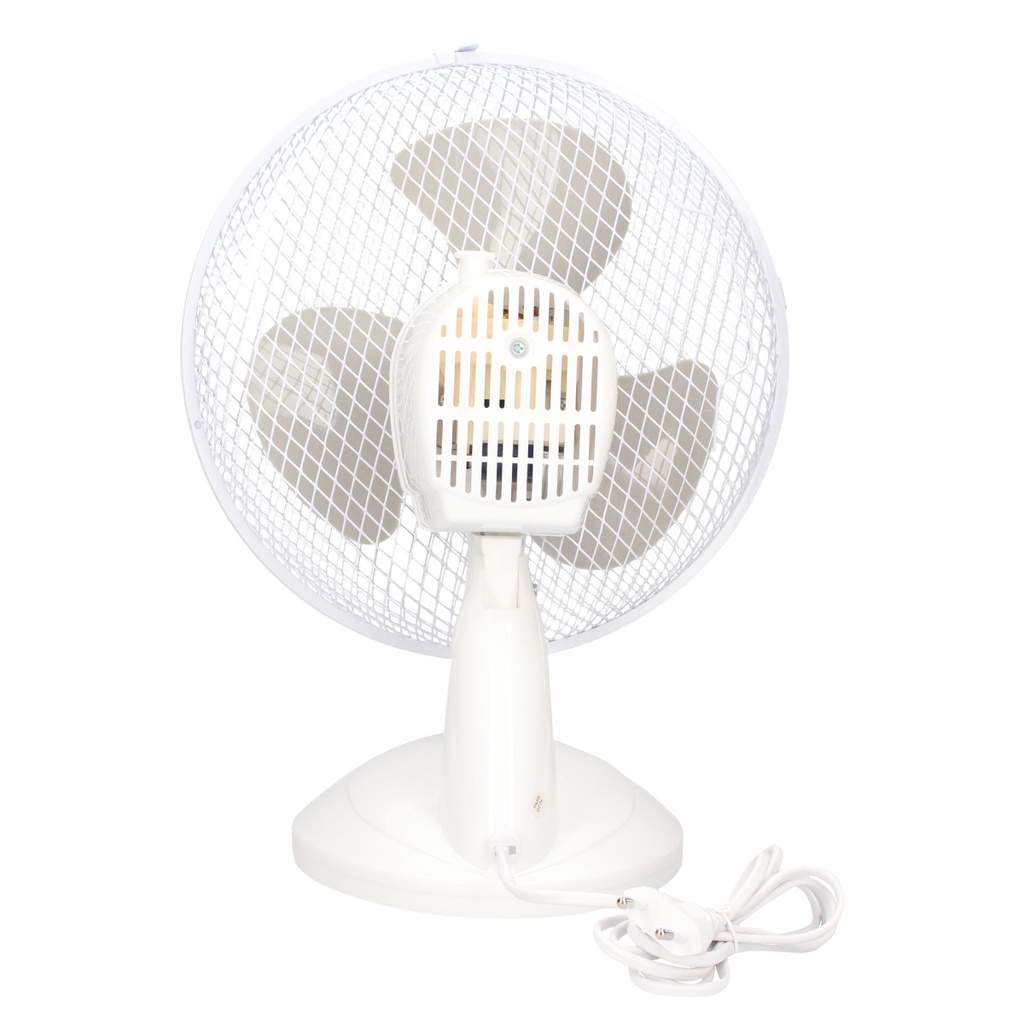 Ventilador sobremesa 23cm 30W Blanco