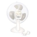 Ventilador sobremesa 23cm 30W Blanco