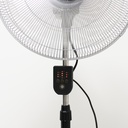 Ventilador metálico de pie con mando 50cm 70W