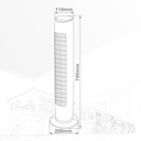 Ventilador de torre oscilante 45W Blanco