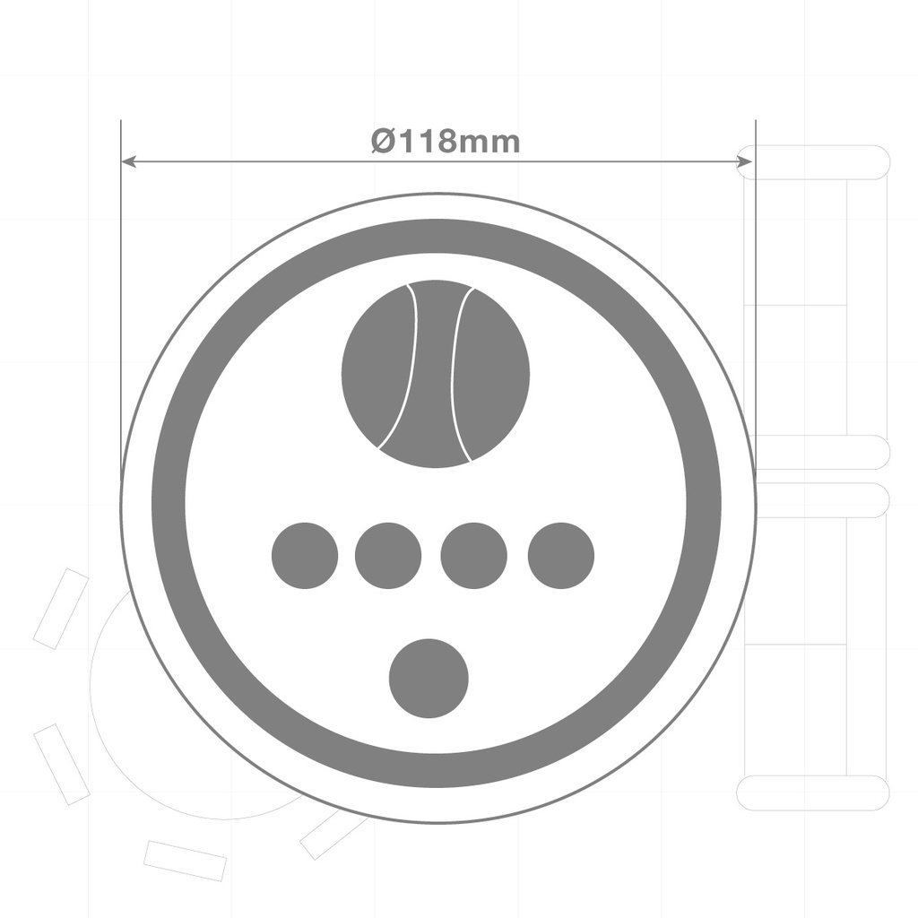 Ventilador de torre oscilante 45W Blanco