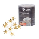 Estrellas LED doradas 1,5M 2700 - 3000K