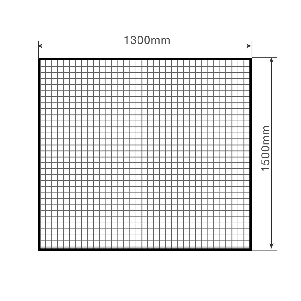 Mosquitera con velcro para ventanas 130x150cm