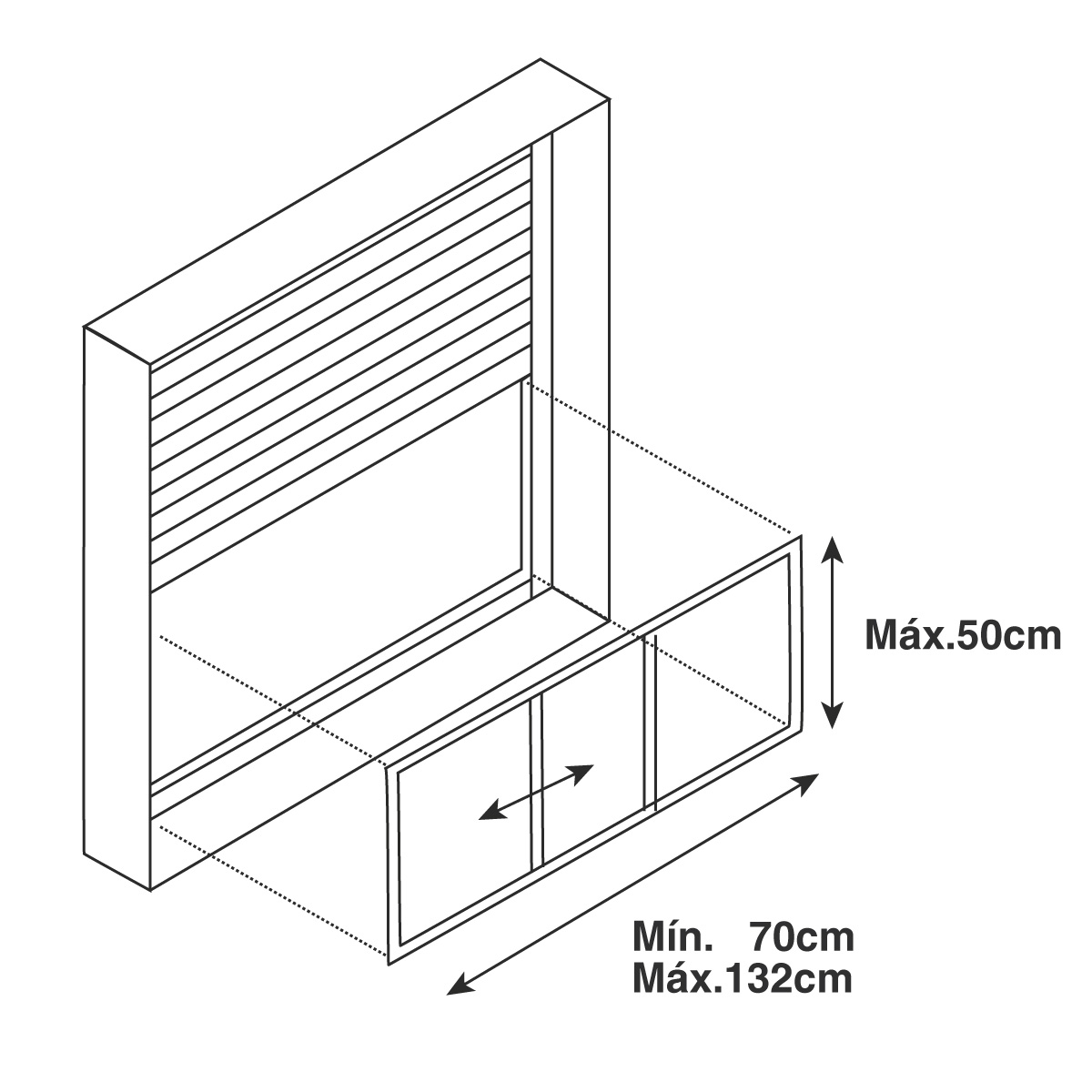 Mosquitera extensible para ventanas 50x70cm - 5u caja