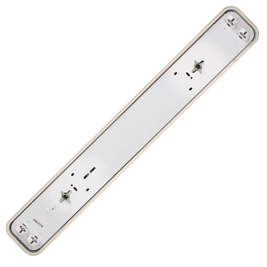 Pantalla estanca para 2 tubos LED T8 60cm