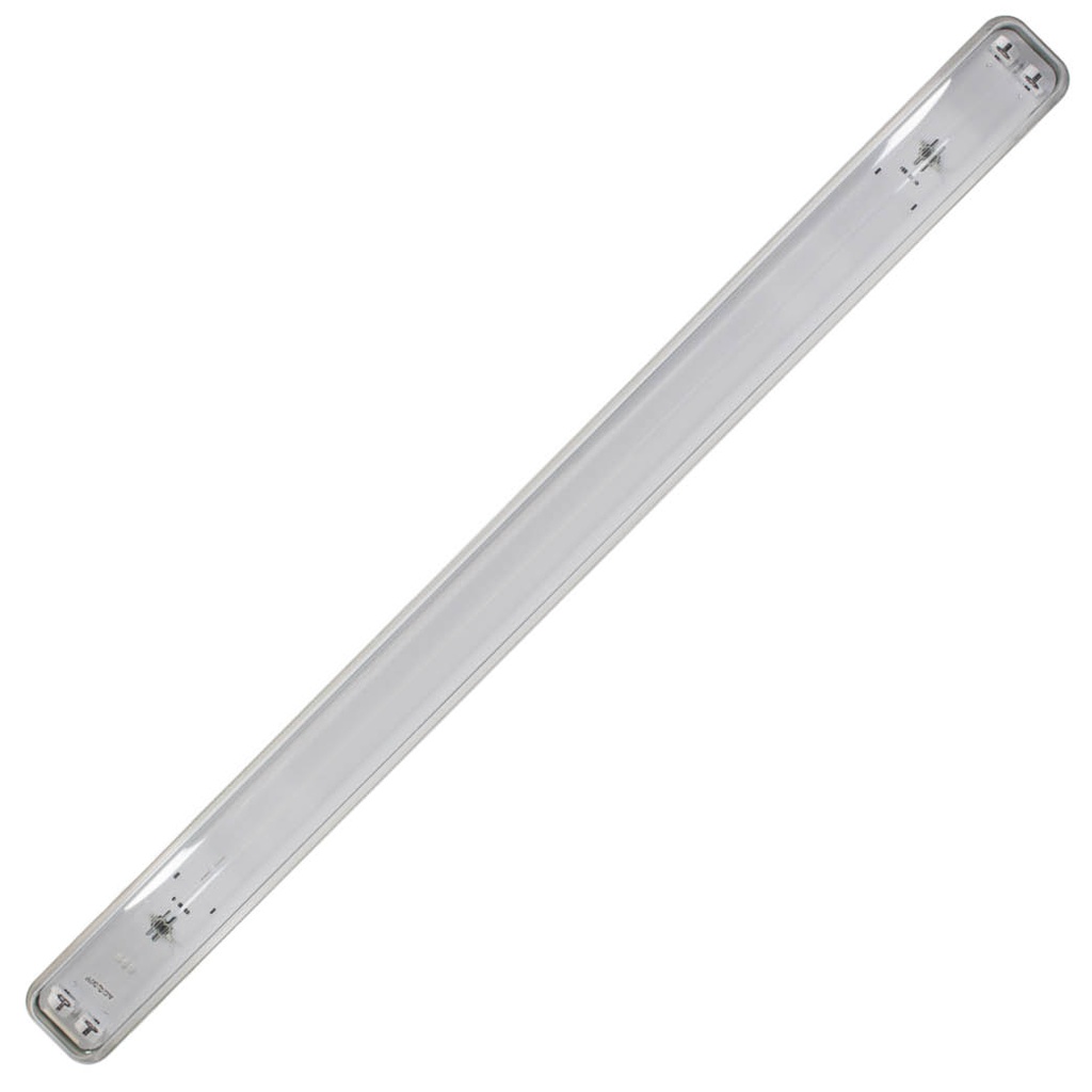 Pantalla estanca para 2 tubos LED T8 120cm