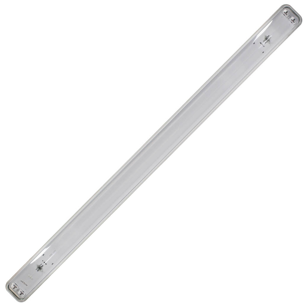 Pantalla estanca para 2 tubos LED T8 150cm