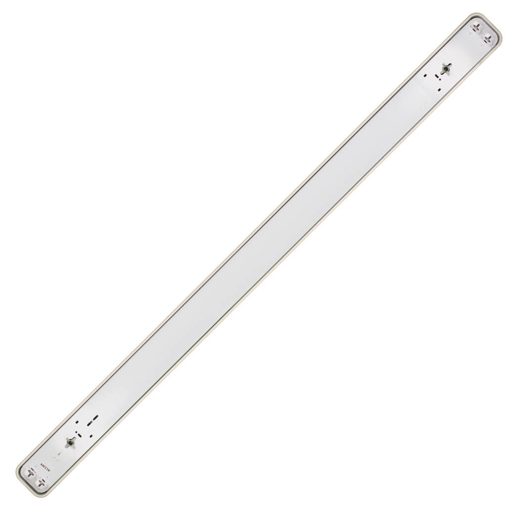 Pantalla estanca para 2 tubos LED T8 150cm