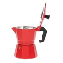 Cafetera Kalossi 3 tazas Rojo