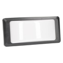 Aplique pared LED Anthe 11W 4000K IP65 Gris antracita