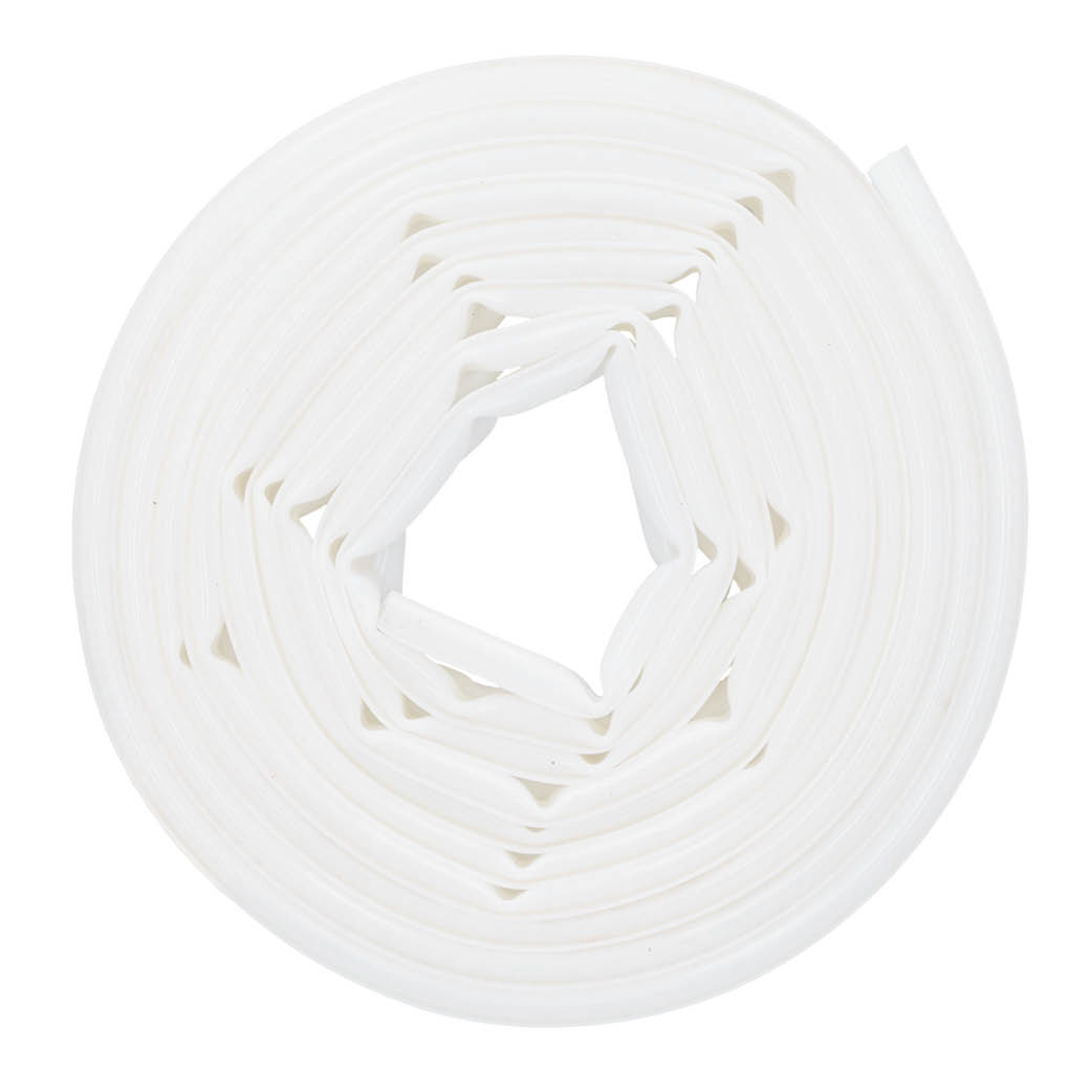 Burlete adhesivo silicona (Blanco, Largo: 6 m, Desajustes de 1 - 7 mm)