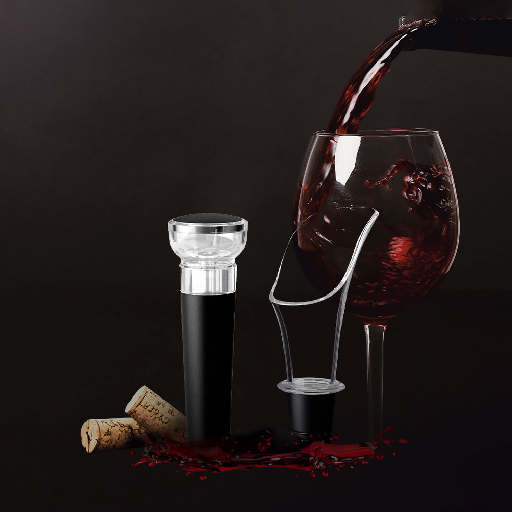 Set tapón de vacío y servidor de vino