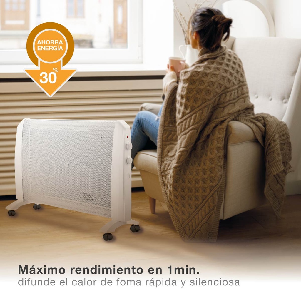 Radiador de mica Kambal Máx. 1500W