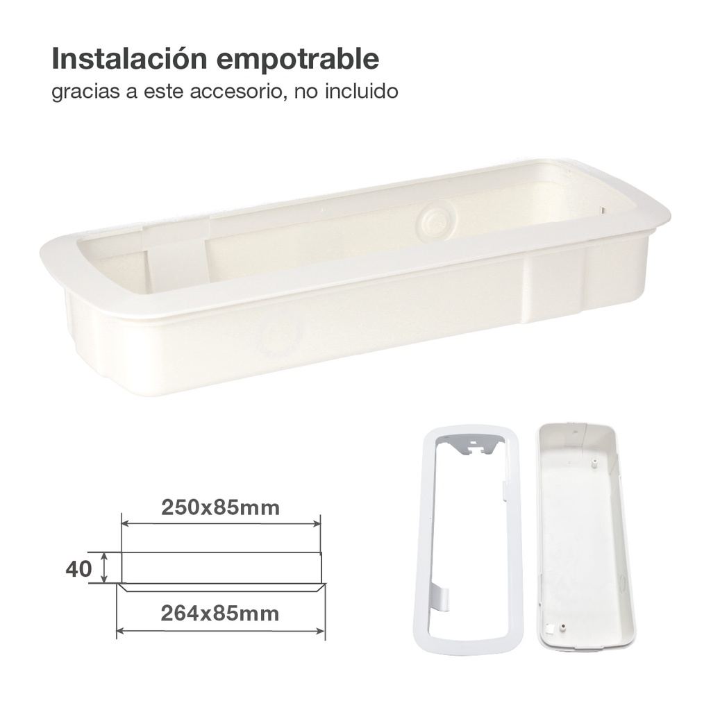 Luminaria LED de emergencia Gunza con autotest 3W