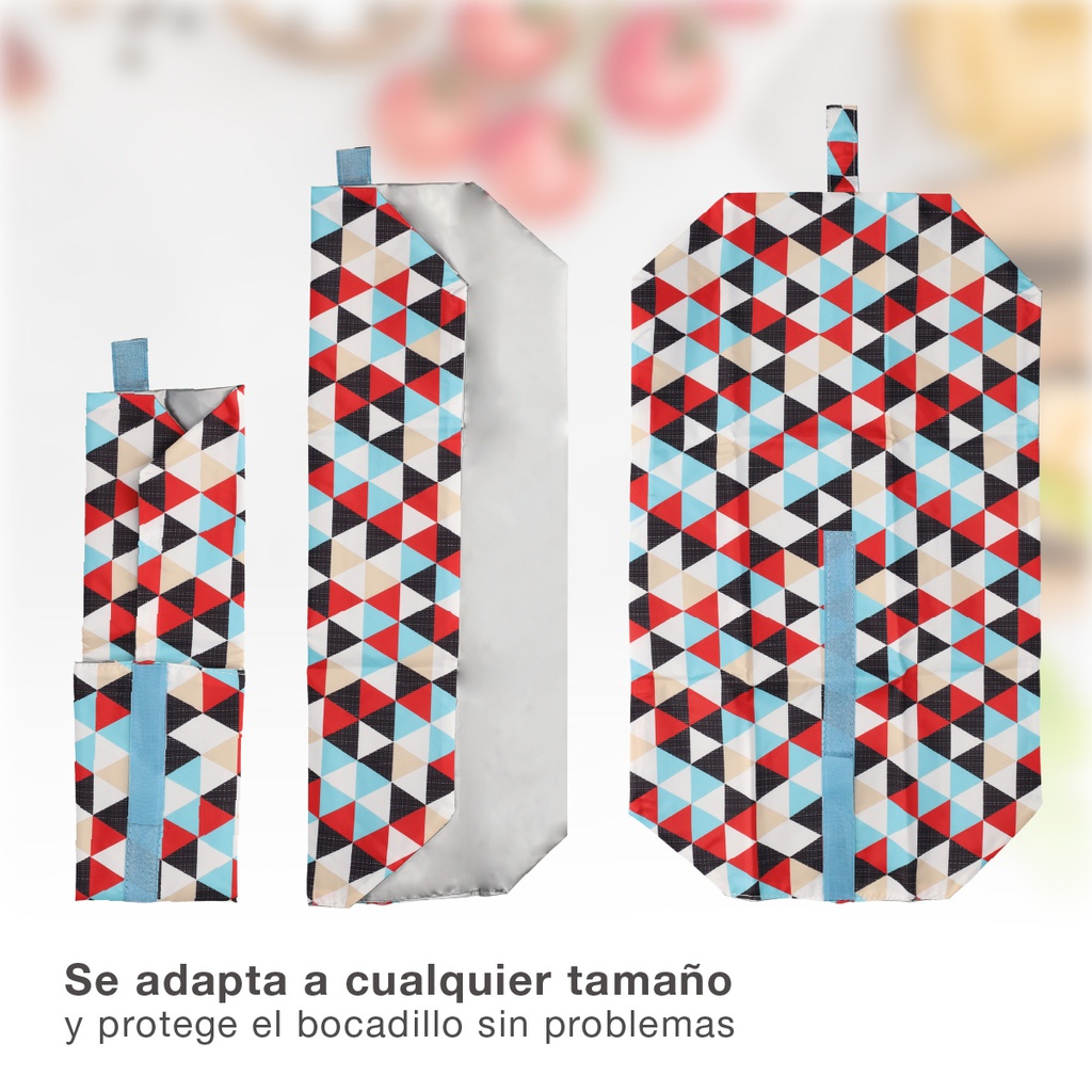 Porta bocadillos reutilizable ecológico Estampado