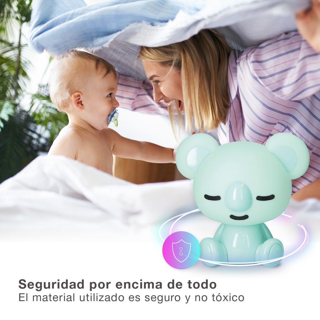 Luz de noche infantil LED Koala 2,5W Azul