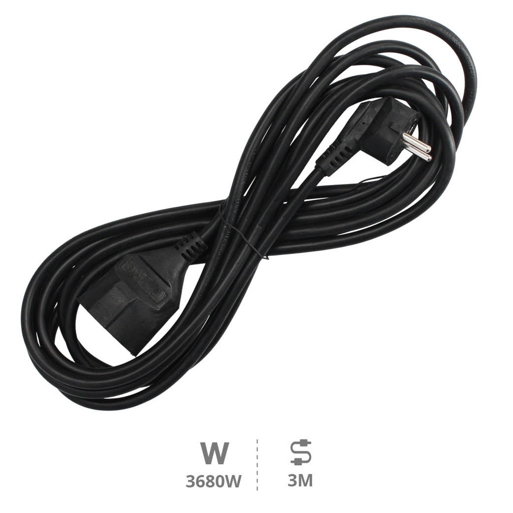 Prolongador sucko (3x1.5mm) 3M Negro