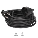 Extension cord Black (3x1.5mm) 10M wire