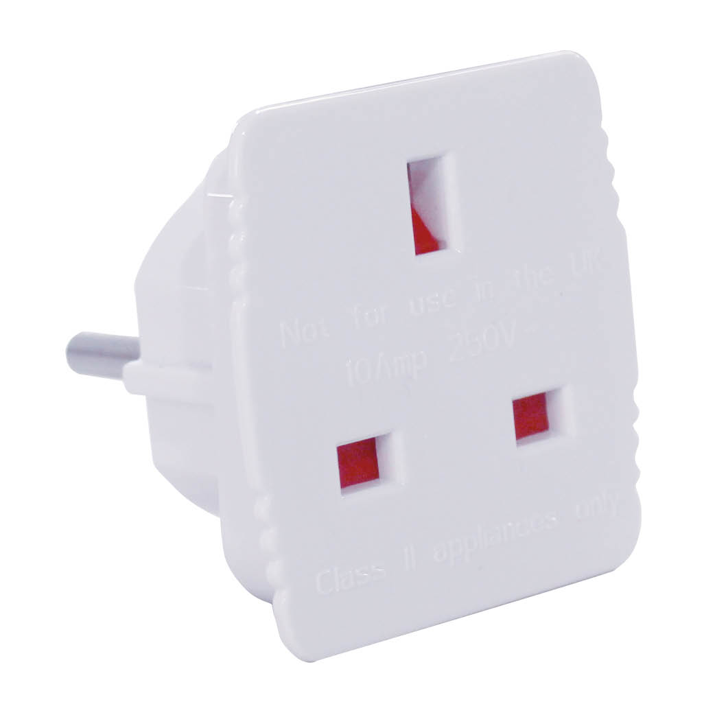 EU to UK adpter travel plug 4.8mm