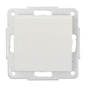 Single switch recessed 56x56 White