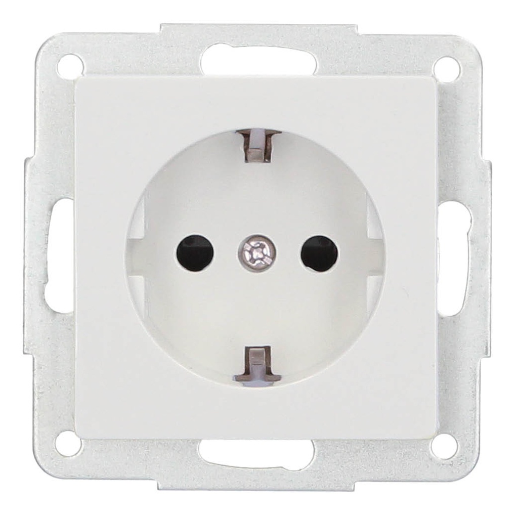 Single recessed socket 56x56 16A