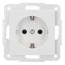 Single recessed socket 56x56 16A