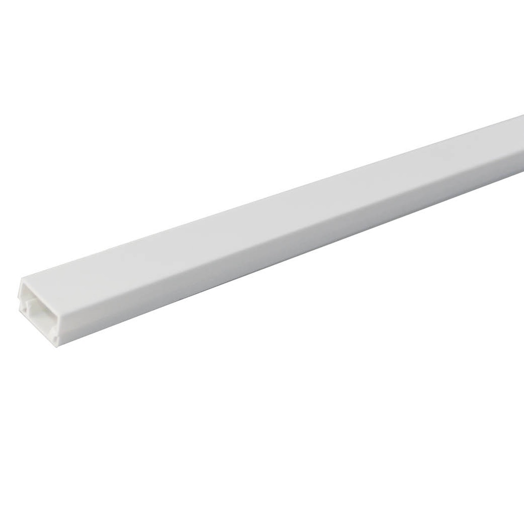 Mini-canaleta eléctrica blanca adhesiva 2M 10x20mm