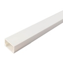 Mini-goulotte électrique blanche adhésive 2 M 16x16 mm