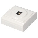 Single surface telephone terminal 9.5mm Blanco 80x80mm