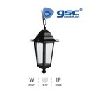 Alma series pendant garden light E27 black