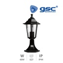 Alma series overwall garden light E27 black