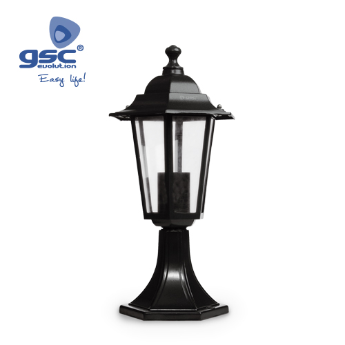 Lenna series overwall garden light E27 black