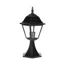 Farol de jardín sobremuro Serie Luna E27 Negro