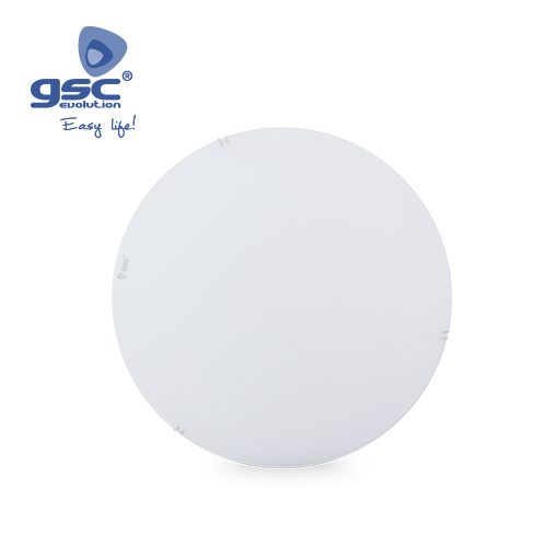 Applique ronde plafond blanche E27 20 W(60 W)