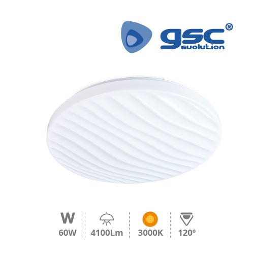 Sand 60W ceiling LED light 3000K