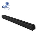 Carril 3 vias 1 m para foco de carril LED Negro