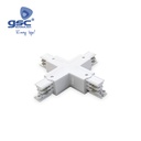 3 Way shape connector for LED rail spotlight White