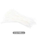 Pack 100 Unidades Bridas 140x3.5mm Natural