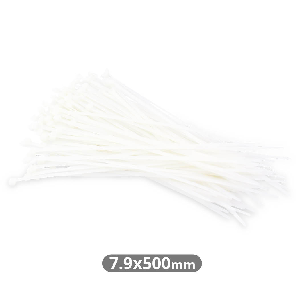 Pack 100 Unidades Bridas 500x7.9mm Natural