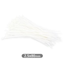 Pack 100 Unidades Bridas 130x2.5mm Natural