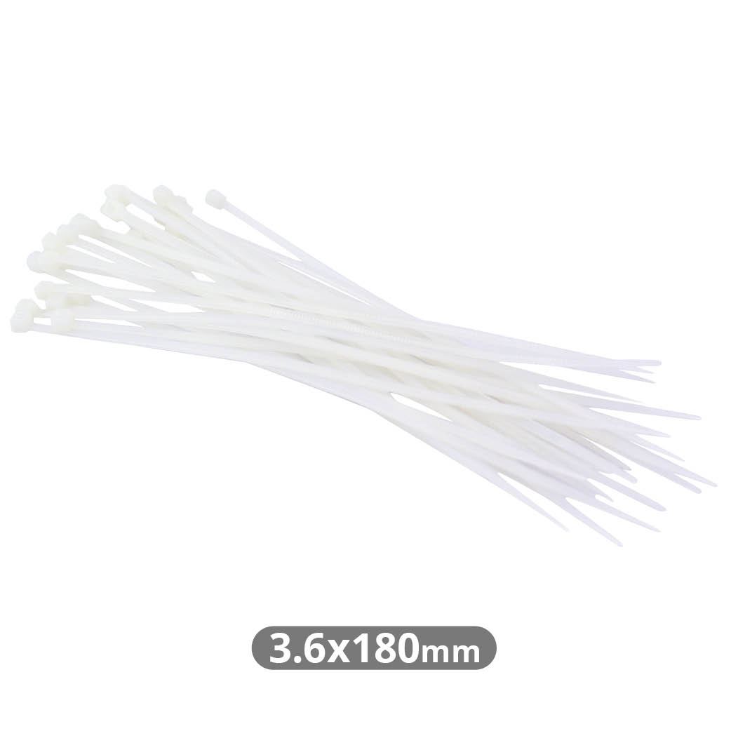 Pack of 100pcs cable tie 170x2.5mm Natural