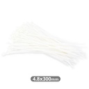 Pack 100 unités Brides 300x4,8 mm Naturelles