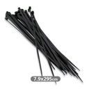 Pack 100 Unidades Bridas 295x7.9mm Negro