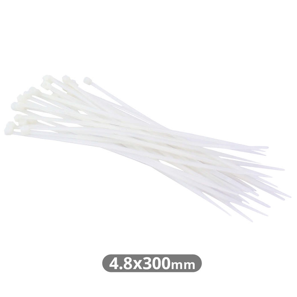 Pack 25 unités Brides 300x4,8 mm Naturelles