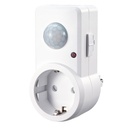 Socket with movement detector 120º 230V