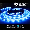 5M 7,2W LED strip SMD5050 blue IP65 24V