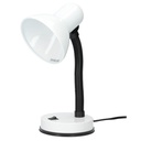 Lampe de bureau à bras articulé Bell E27 Blanche